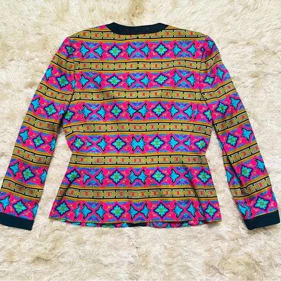 Adrianna Papell Silk Blazer - Picture 7 of 10